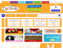 Tablet Screenshot of carnavalonline.cl